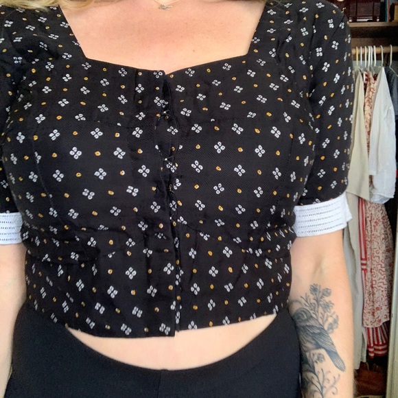 Vintage Sari Top - Picture 4 of 4